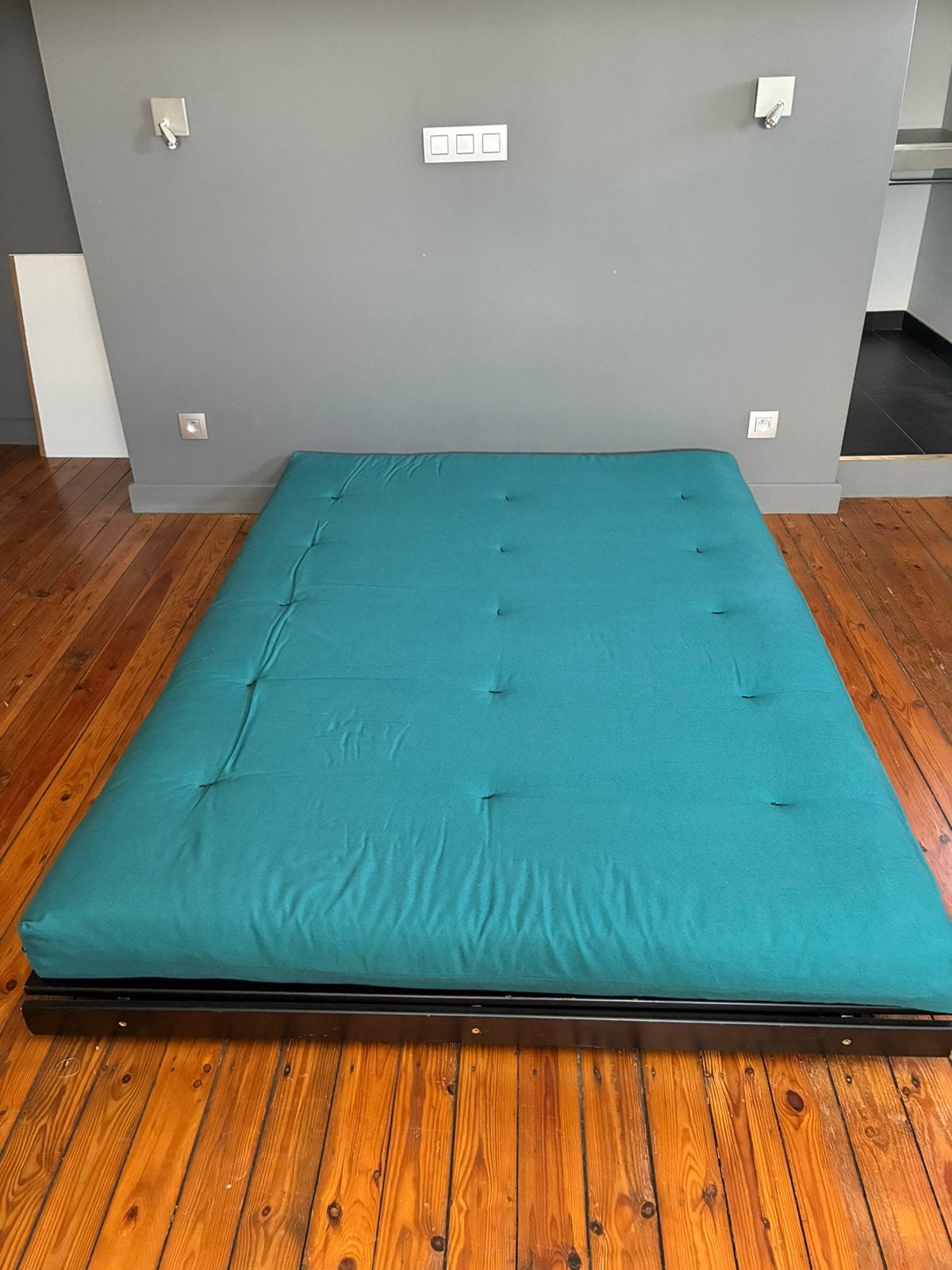 Sommier et matelas futon, Maison & Meubles, Enlèvement, Comme neuf, Sommier