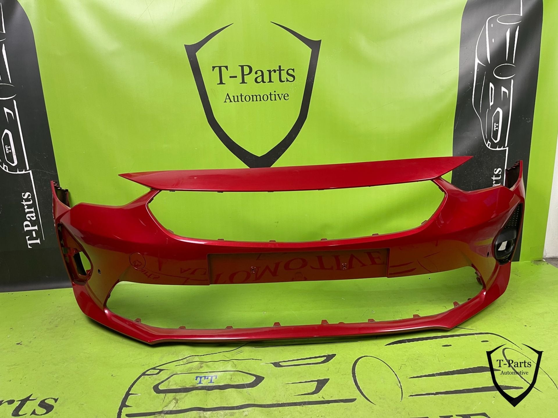 opel corsa F GS line voorbumper 4X pdc bumper ROOD, Info@fabrikant.eu, Fabrikant BV, Opel, Nieuw