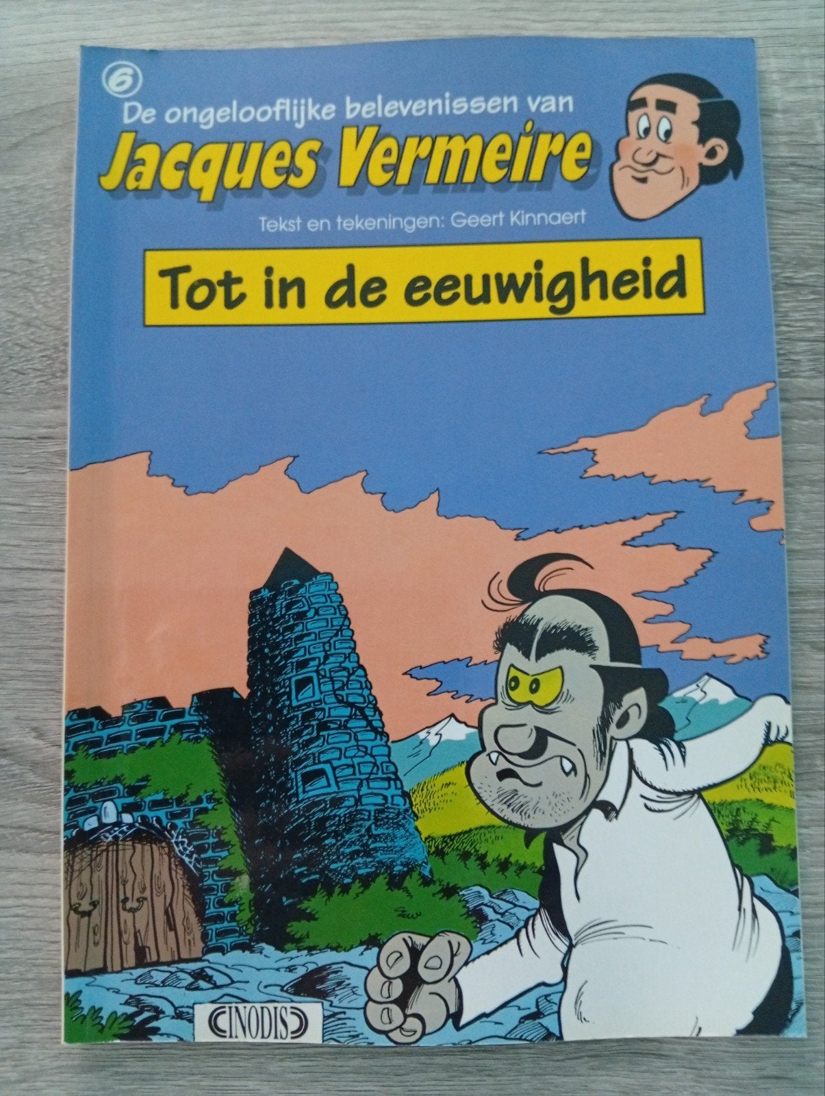 Jacques vermeire Tot in de eeuwigheid strip, Boeken, Stripverhalen, Gelezen, Eén stripboek, Ophalen of Verzenden, G. Kinnaert