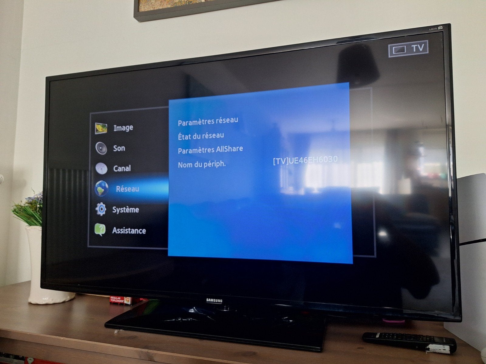 Samsung UE46EH6030 – TV LED Full HD 46 pouces –, Enlèvement