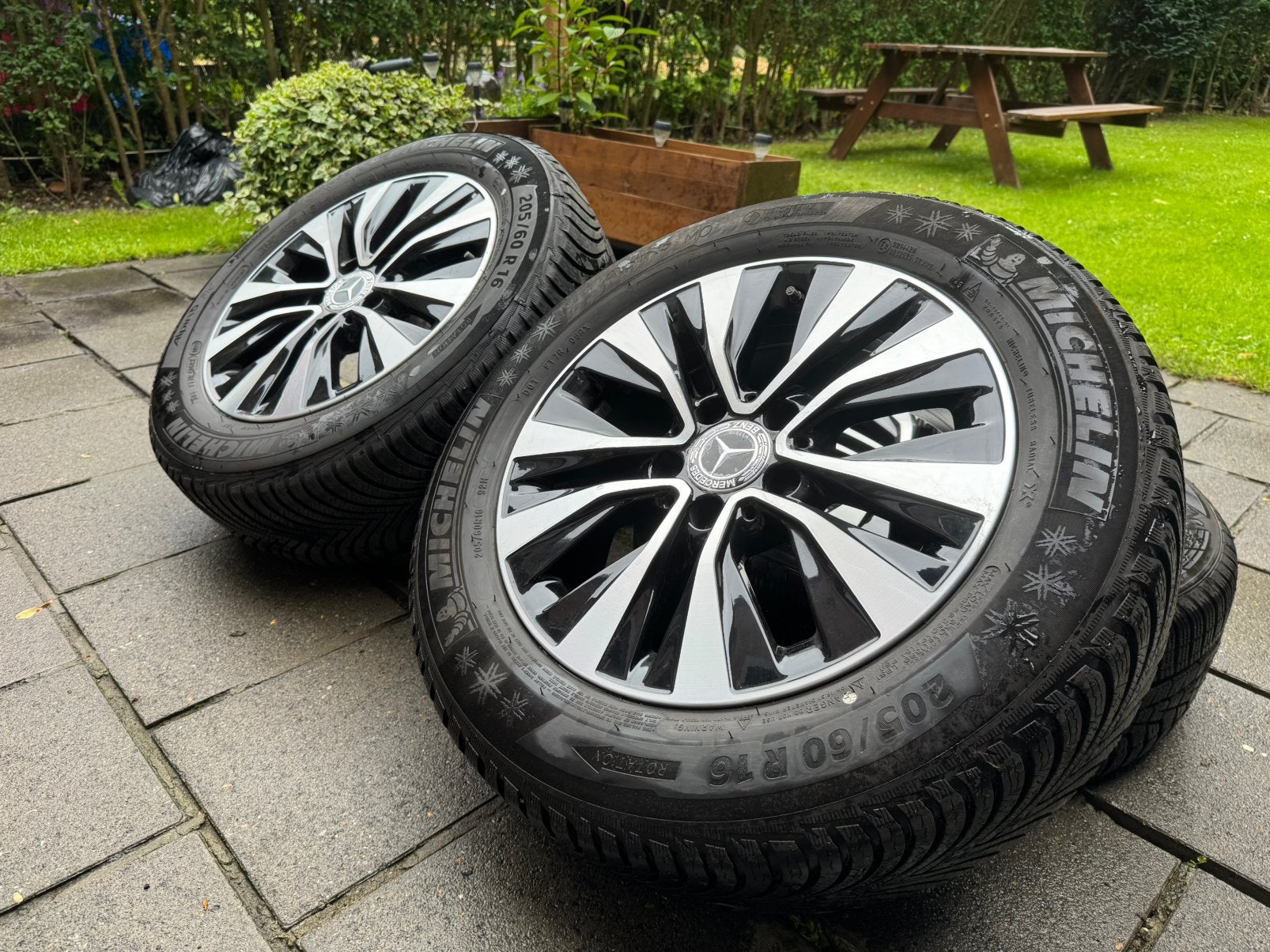 Jantes origine Mercedes A, B, CLA avec pneus hiver Michelin, Pneus hiver, 16 pouces, Pneu(s), Enlèvement