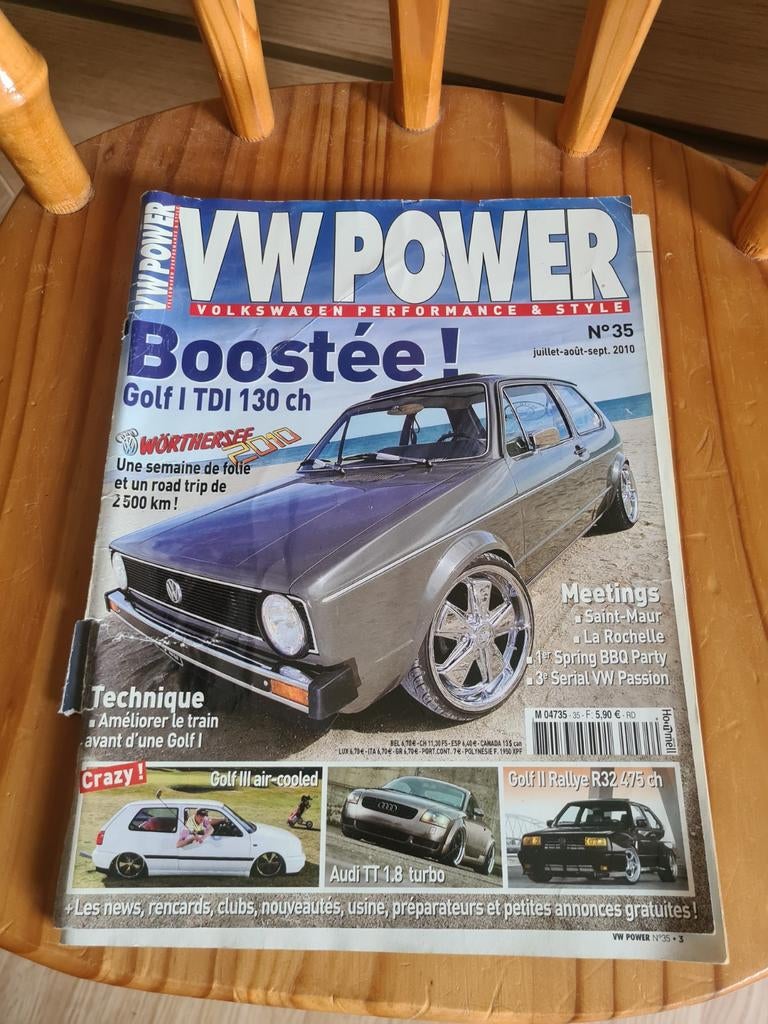 2 magazines VW power année 2010, Enlèvement ou Envoi