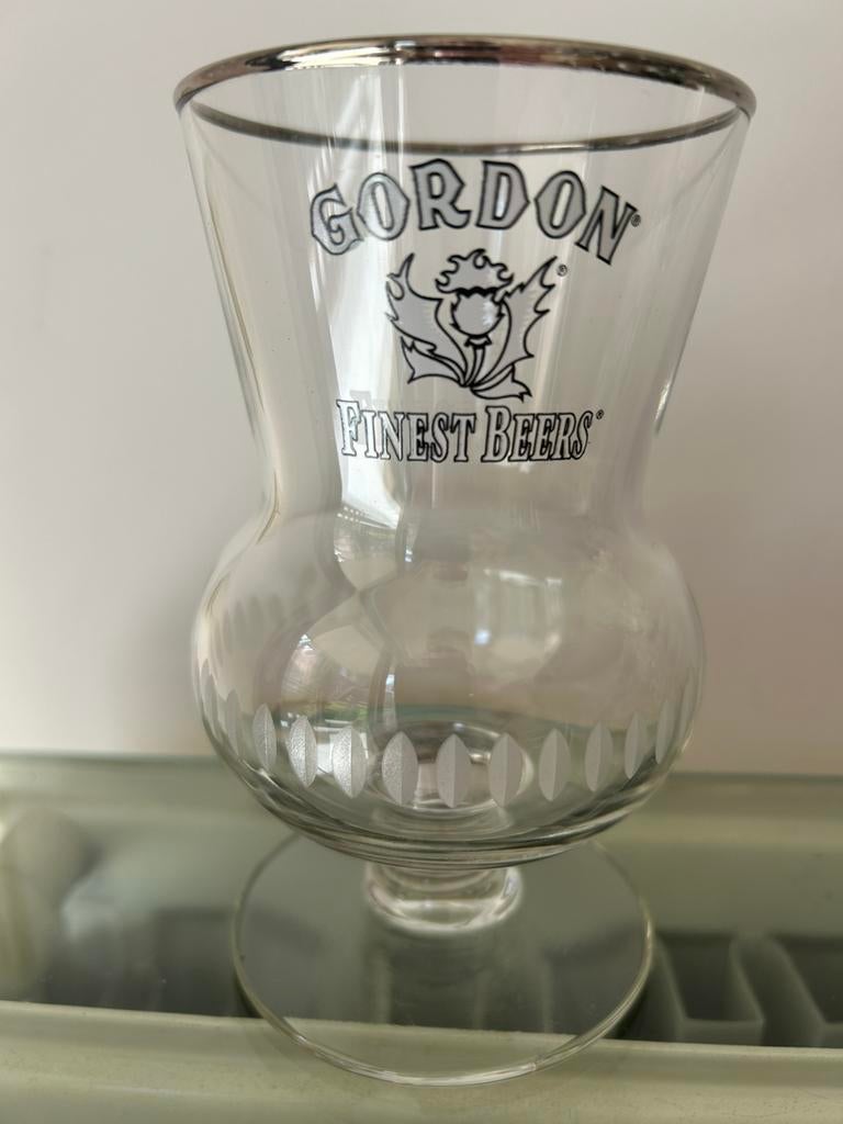 Verre à bière Gordon Finest Beers 25 cl, Enlèvement, Comme neuf, Verre à bière