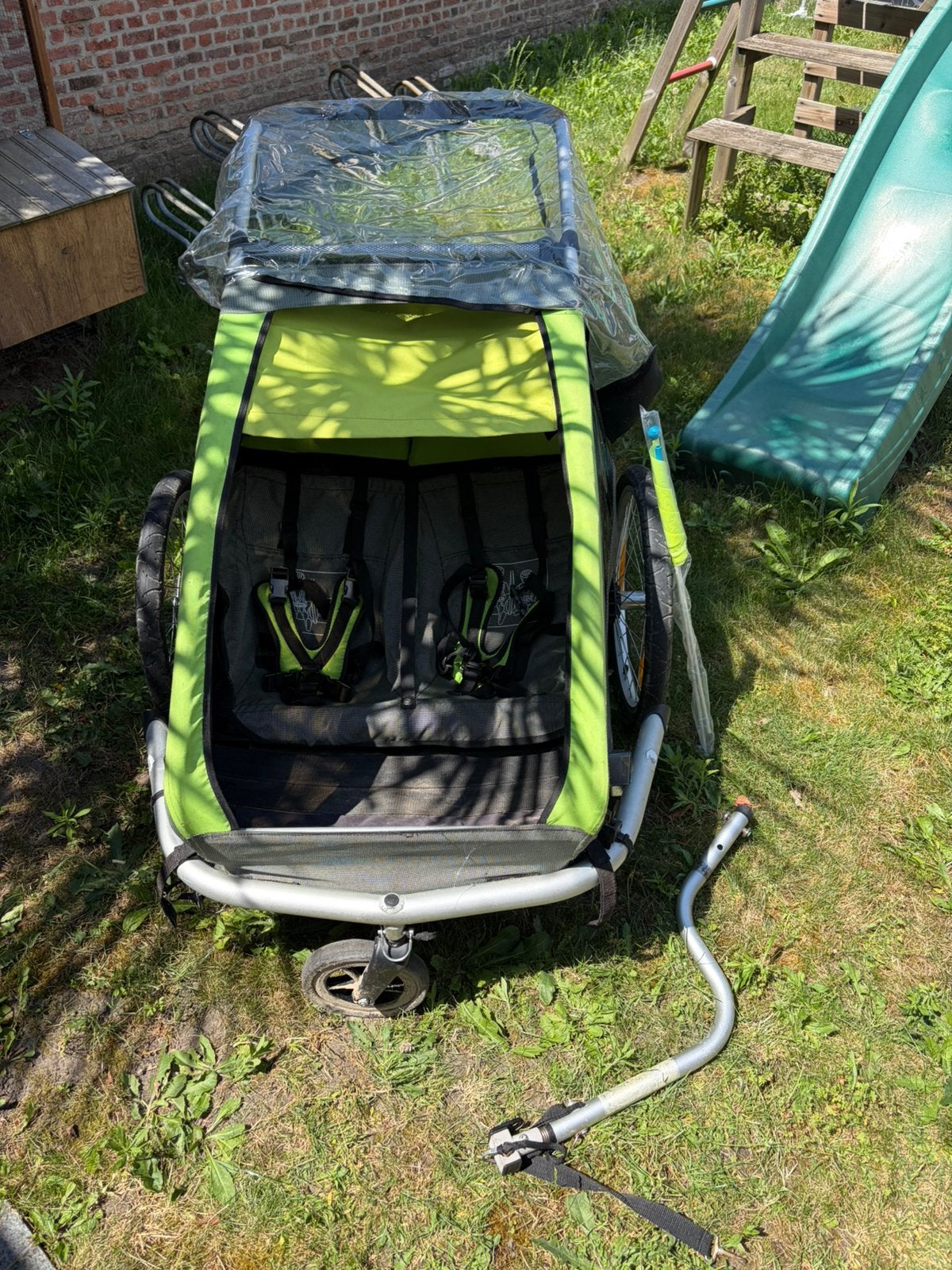 Croozer kid fietskar, Ophalen, Gebruikt, Kinderkar, Opvouwbaar