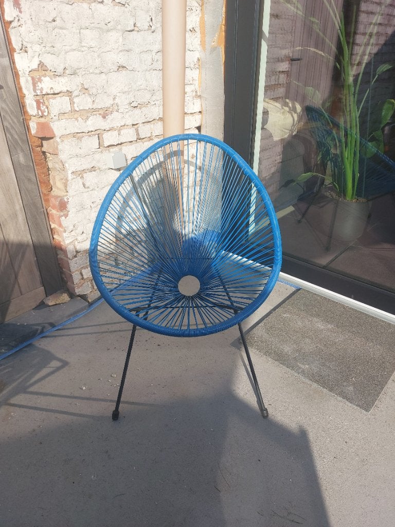 Loungestoel, Ophalen, Zo goed als nieuw, Plastic