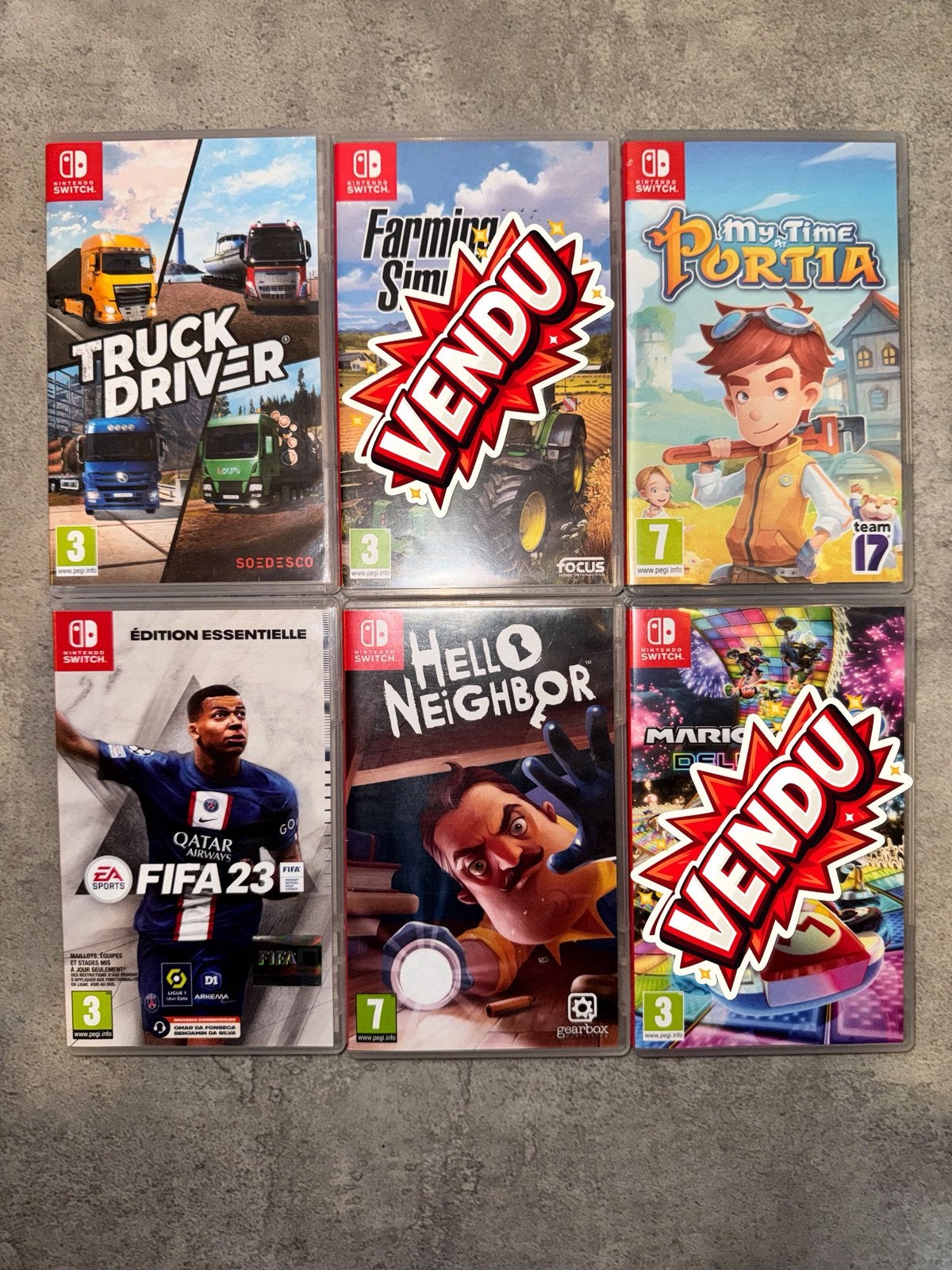 Jeux Nintendo Switch – Très bon état – A l’unité ou en lot, Enlèvement, Comme neuf