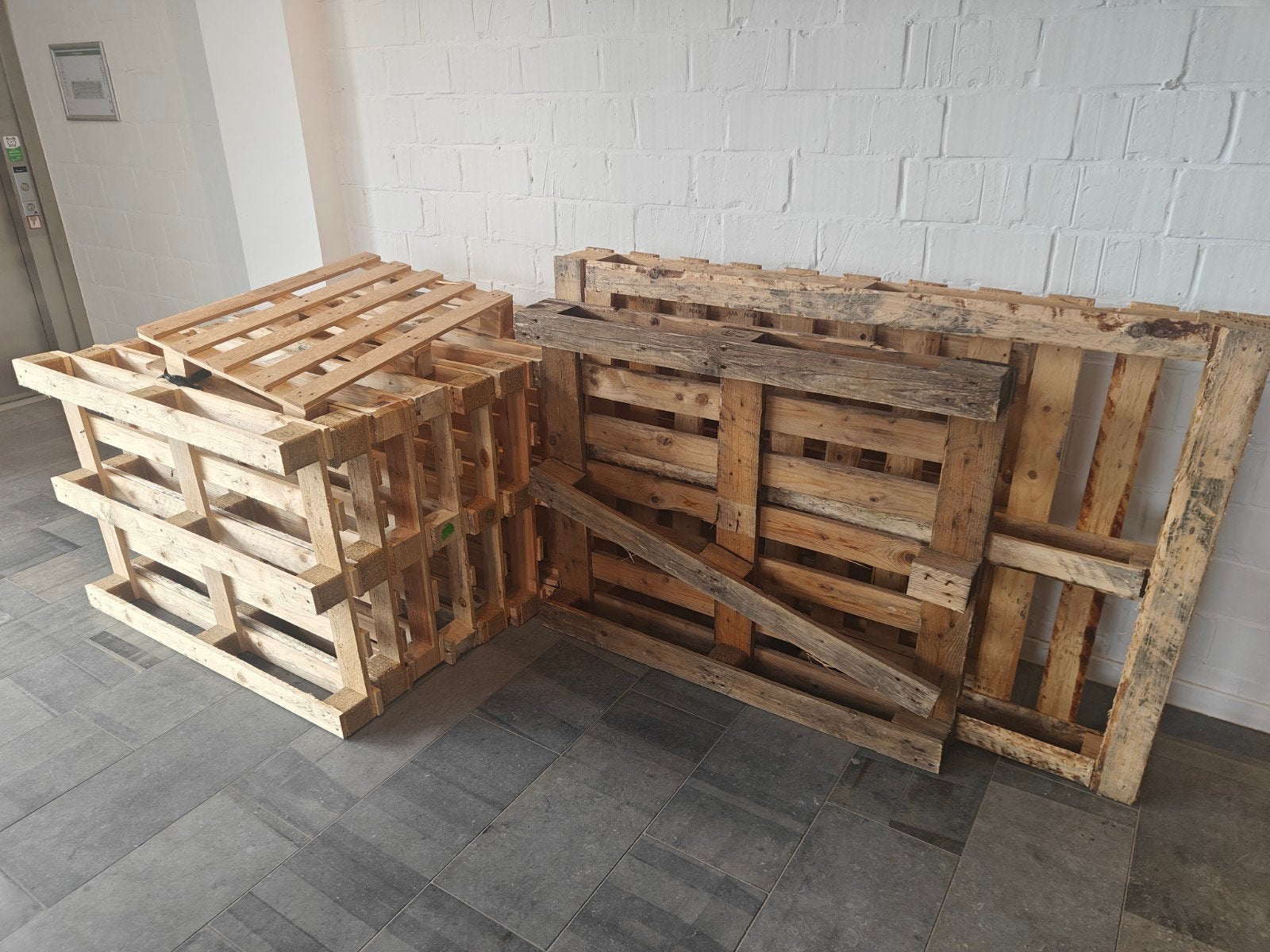 Houten palletten, Ophalen, Gebruikt, Pallet