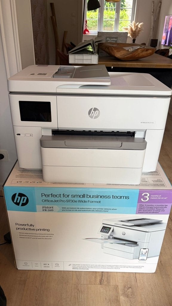 HP OfficeJet Pro 9730e Wide – quasi neuve, Wi-Fi intégré, Enlèvement, Imprimante à jet d'encre, Comme neuf
