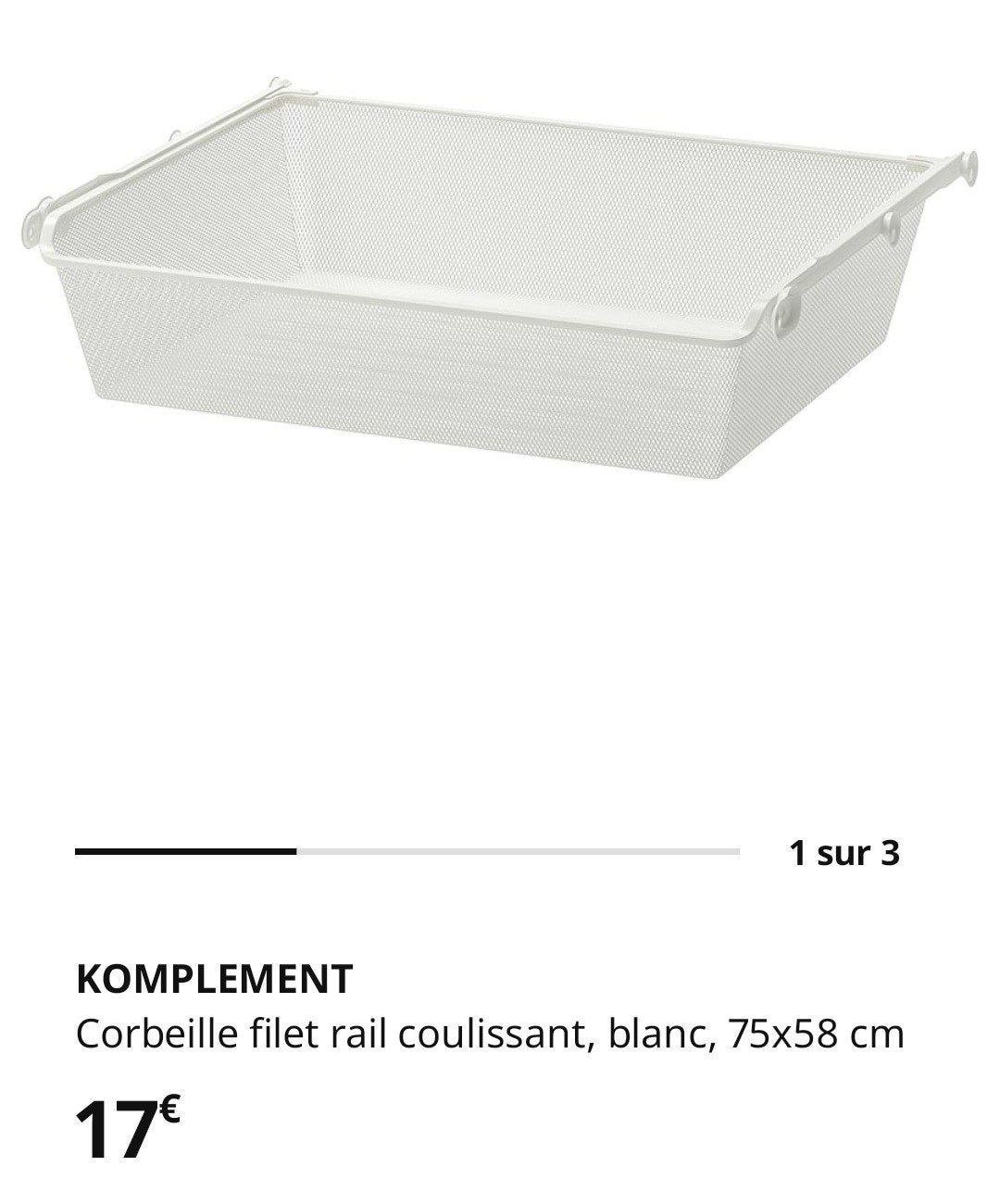 Vuilnisbak en rail voor Pax Ikea 100 of 75 cm kledingkast, Huis en Inrichting, Kasten | Boekenkasten, Ophalen