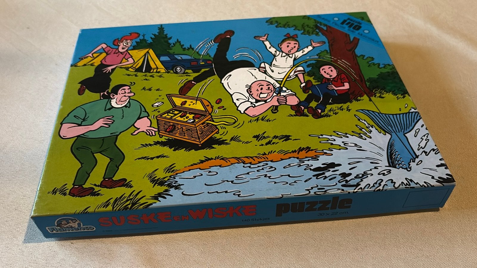 Vintage Suske en Wiske Puzzel – Flamenco, Ophalen of Verzenden, Zo goed als nieuw