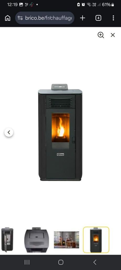 Poêle à pellet Qlima fiorina90-2 s-line neuf