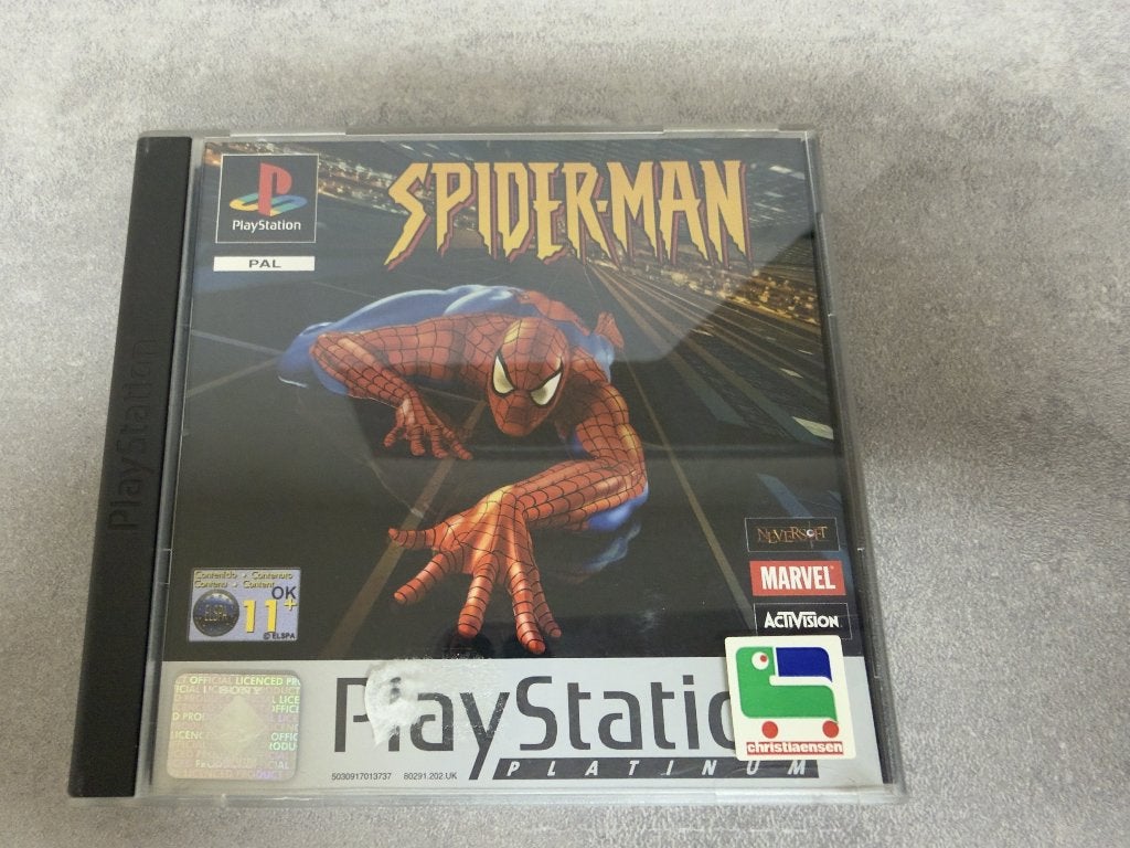 Spider-Man PS1 game (PAL), Avontuur en Actie, Gebruikt, Verzenden, 1 speler