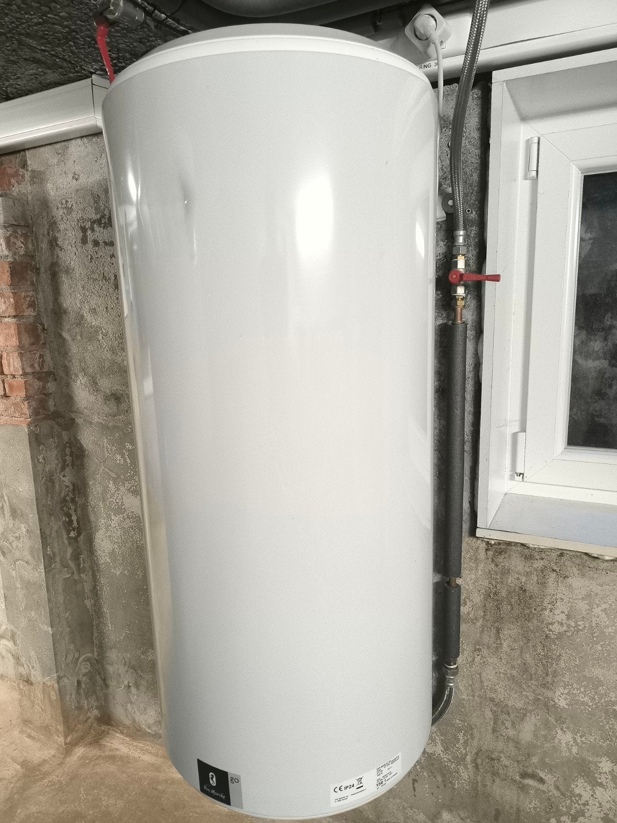 Boiler van Marcke 150l, Bricolage & Construction, 100 litres ou plus, Enlèvement ou Envoi, Utilisé, Boiler