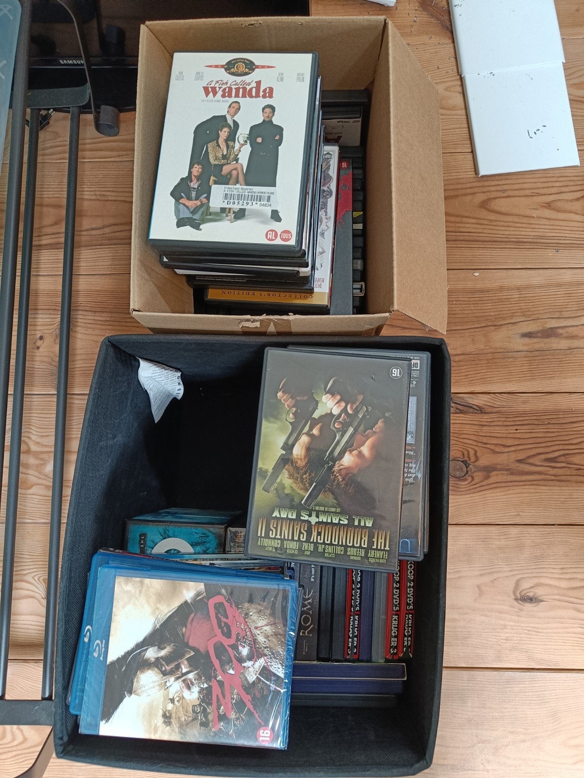 Collectie dvd's, Enlèvement