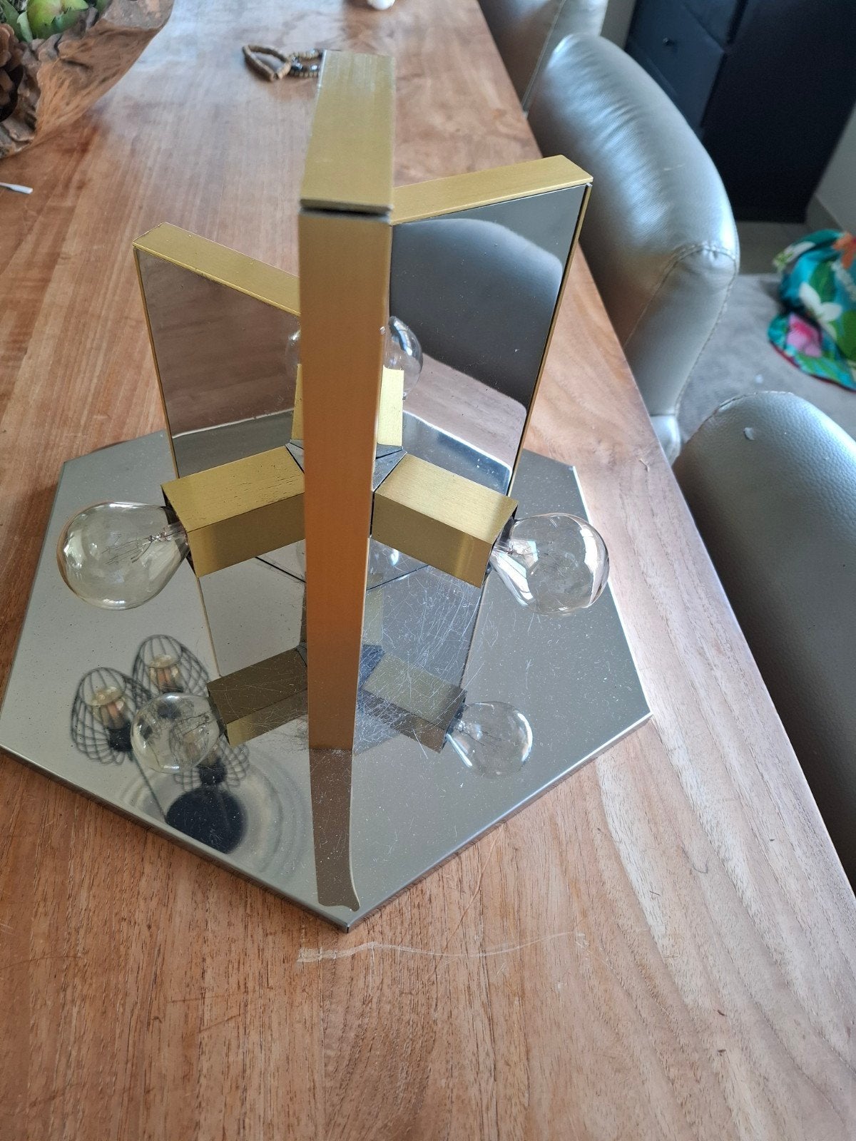 vintagelamp van de Italiaanse ontwerper Gaetano Sciolari uit, Antiek en Kunst, Ophalen