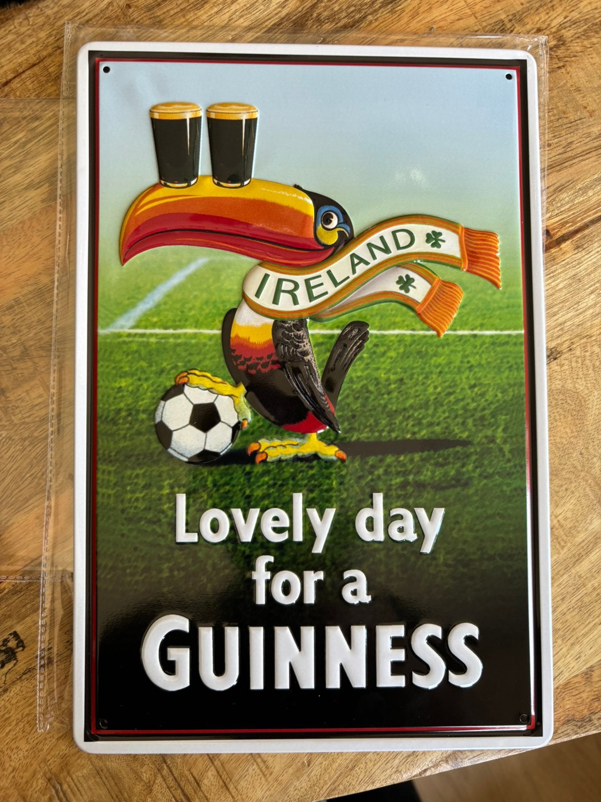 Officieel Guinness Reclamebord - Man Cave/Café Decoratie, Ophalen of Verzenden, Nieuw, Reclamebord