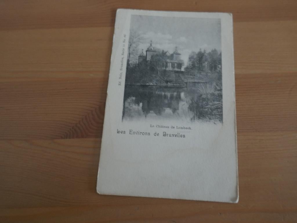 halle lembeek château, Envoi, Non affranchie, Brabant Flamand