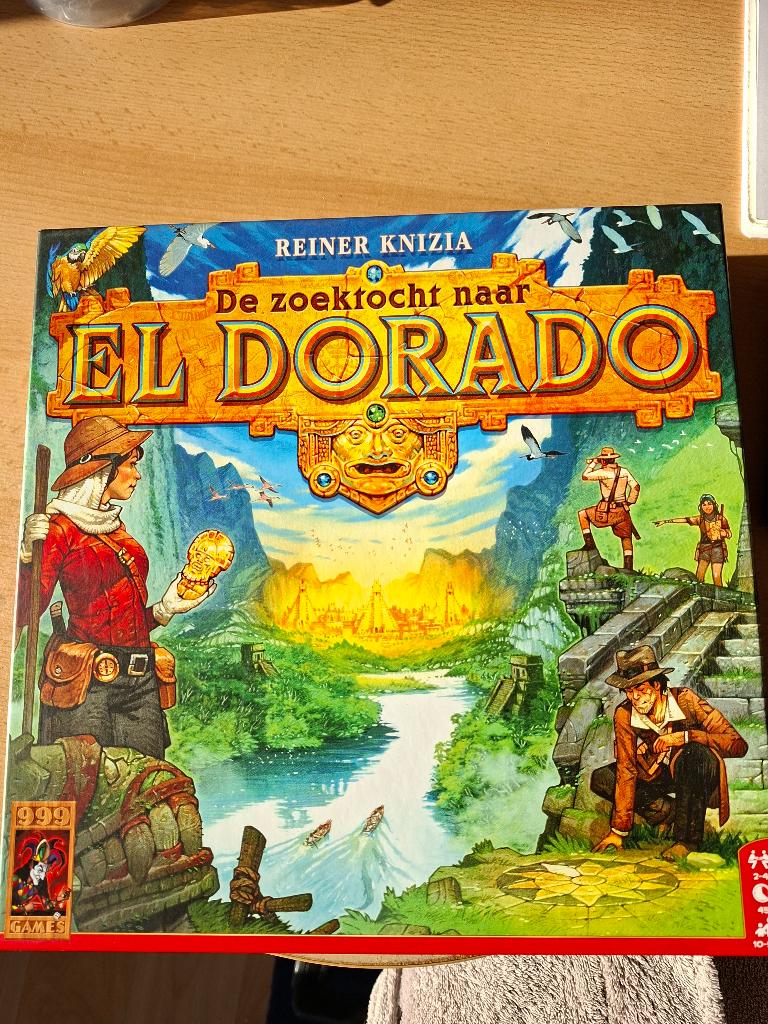 Spel De Zoektocht Naar El Dorado, Trois ou quatre joueurs, Enlèvement, Comme neuf, 999 Games