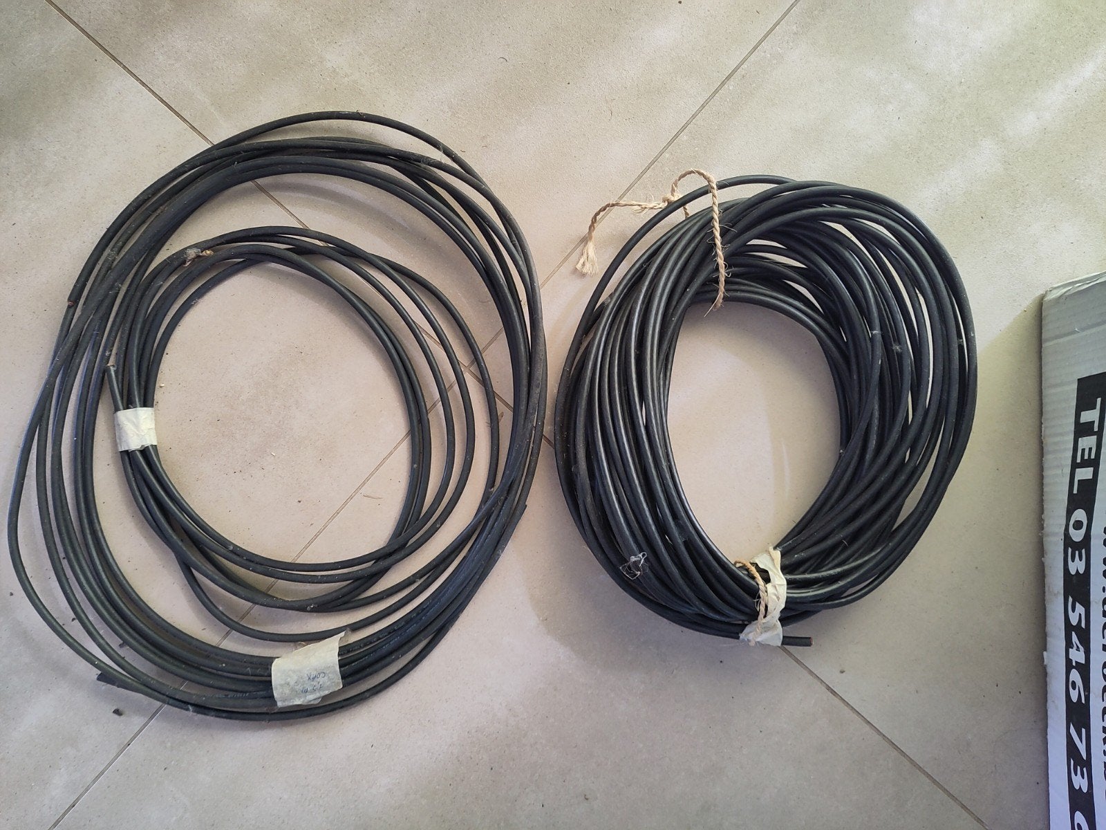 coax kabel lot 3 stuks: 5m, 7m, ?m, Ophalen