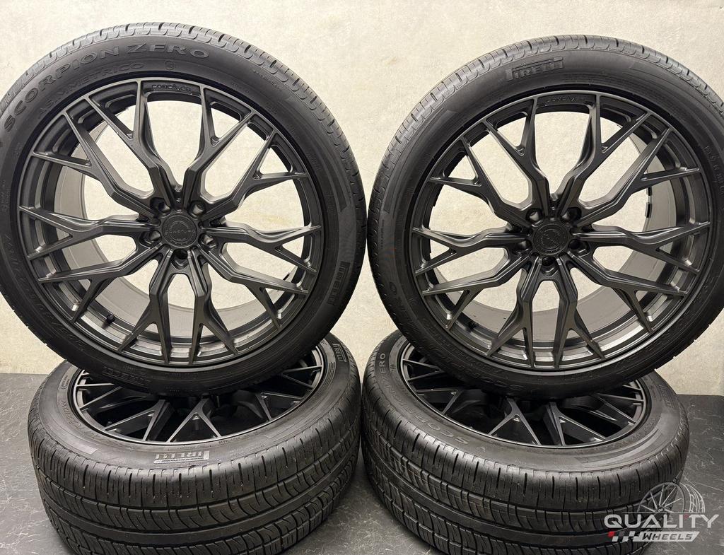 5x112 22” Concaver Audi RS Q8 SQ8 4M Velgen + Banden 295/40/, Auto-onderdelen, Banden en Velgen, Gebruikt, 295 mm, -, -
