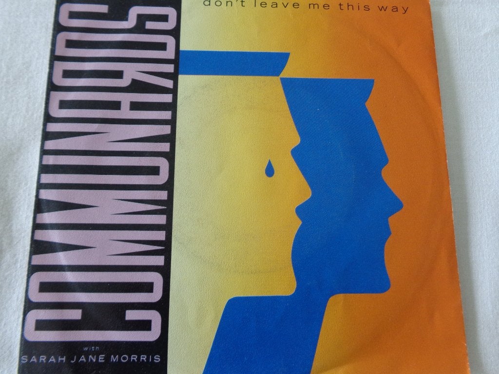 Disque vinyle 45T COMMUNARDS - Don't leave me this way, CD & DVD, Enlèvement ou Envoi, Pochette photo, 7 inch, Utilisé