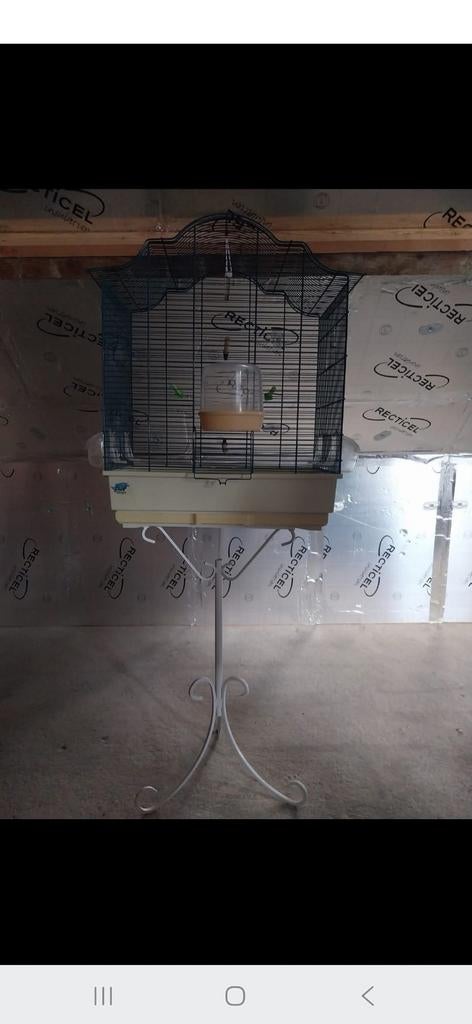 Nieuwe vogelkooi met staander afhalen in Melle, Ophalen of Verzenden, Vogelkooi