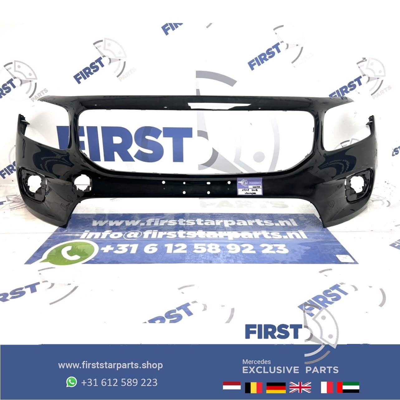 X247 GLB KLASSE VOORBUMPER ZWART A2478856506 2019-2024 X247, Utilisé, -, Avant, -