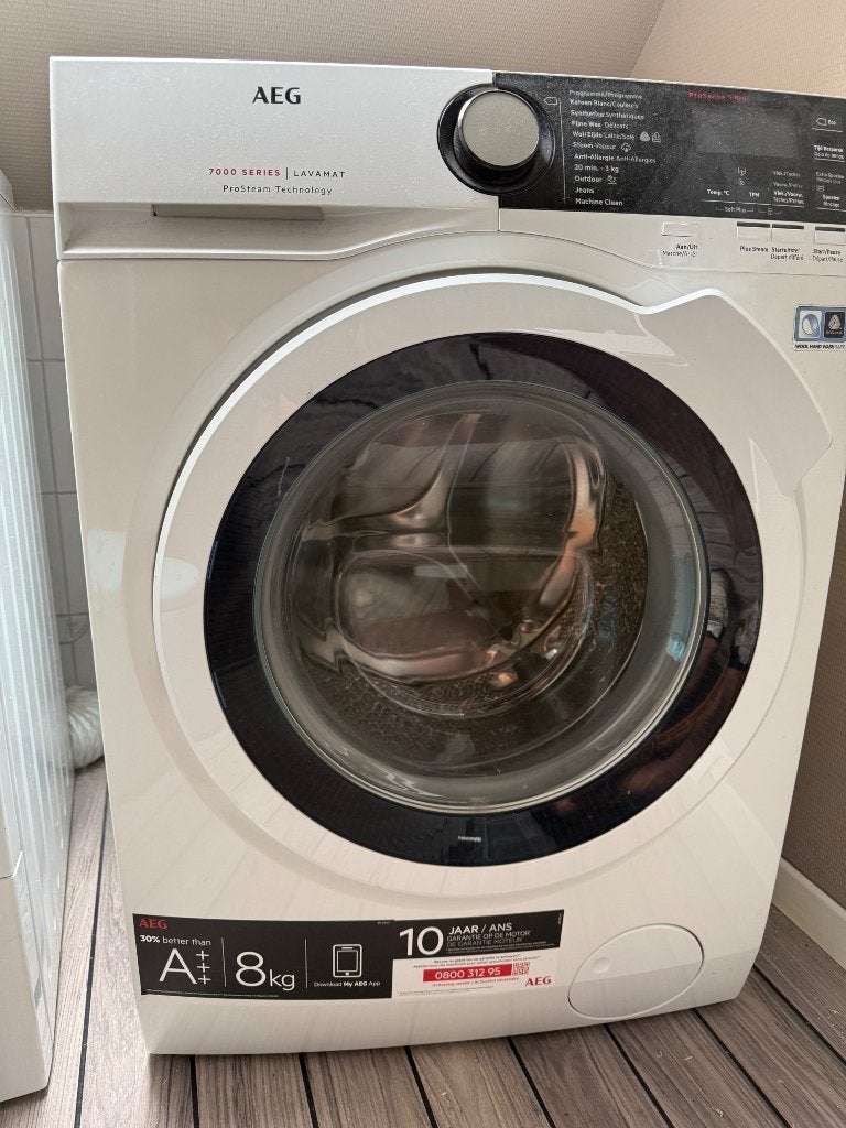 Wasmachine, Ophalen, 6 tot 8 kg, Gebruikt, Voorlader