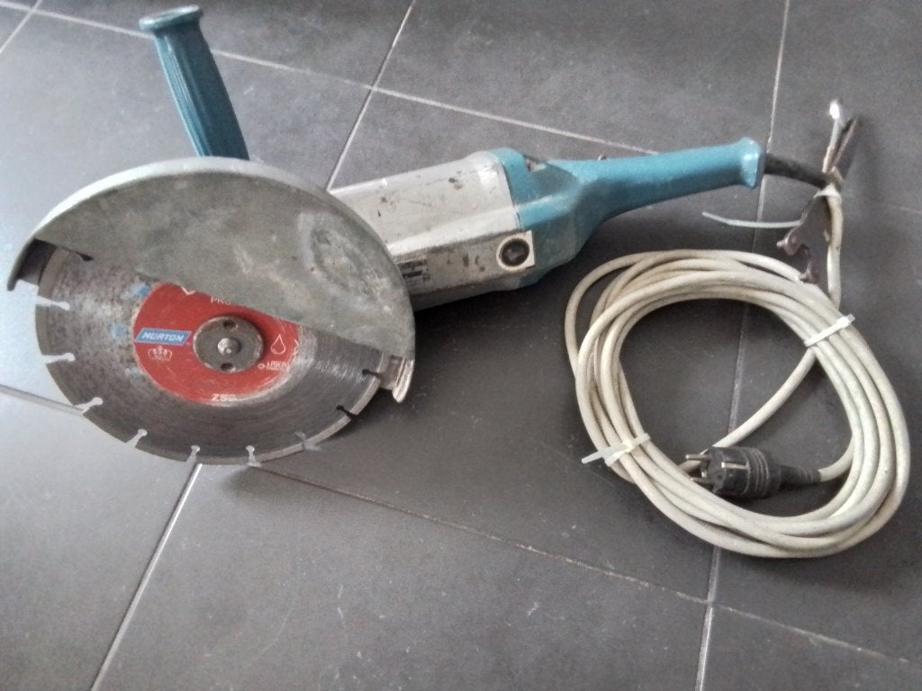slijpschijf, Doe-het-zelf en Bouw, Gereedschap | Slijpmachines, Ophalen, Gebruikt, Rechte handslijpmachine