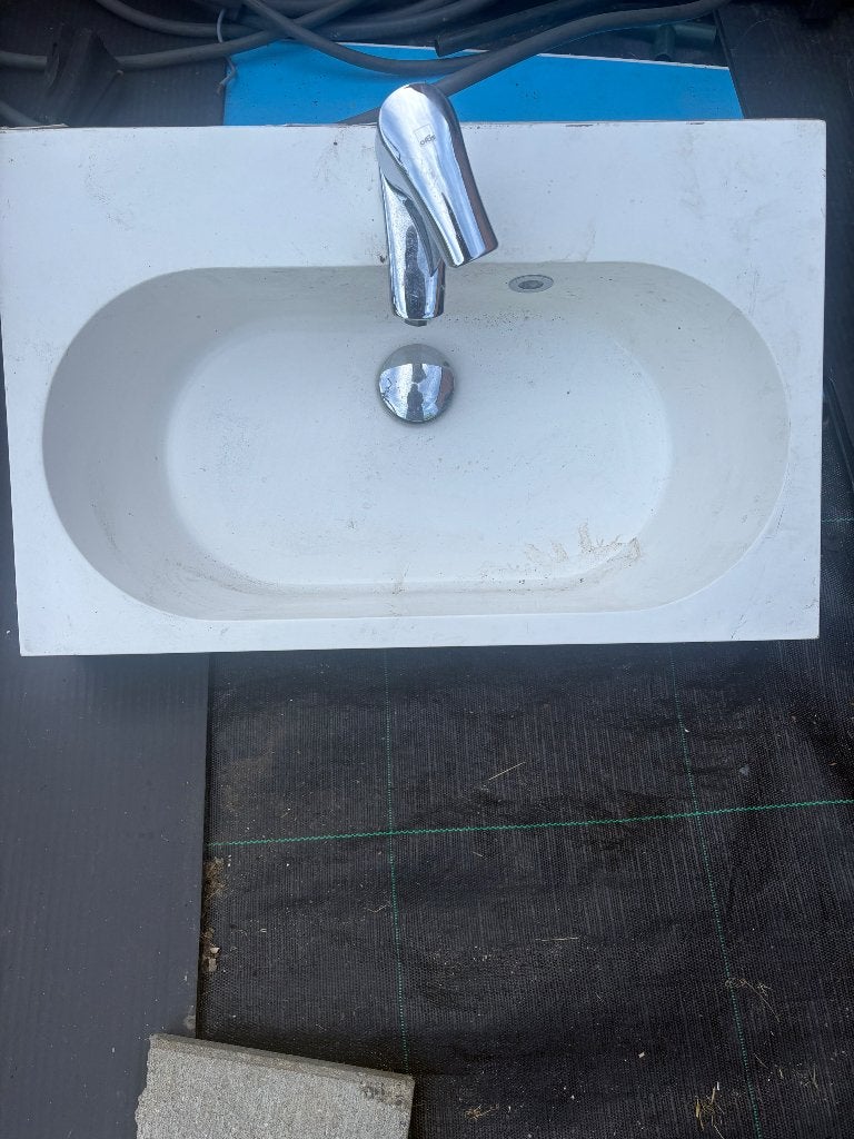 Riho wastafel/lavabo voor de badkamer 38x 60, Ophalen, Gebruikt, 50 tot 100 cm, Minder dan 25 cm