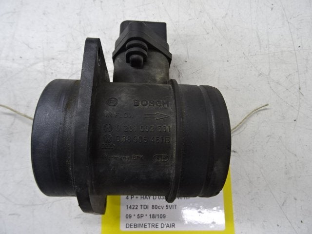 LUCHTHOEVEELHEIDSMETER Skoda Fabia II (5J) (038906461B), Gebruikt, Skoda