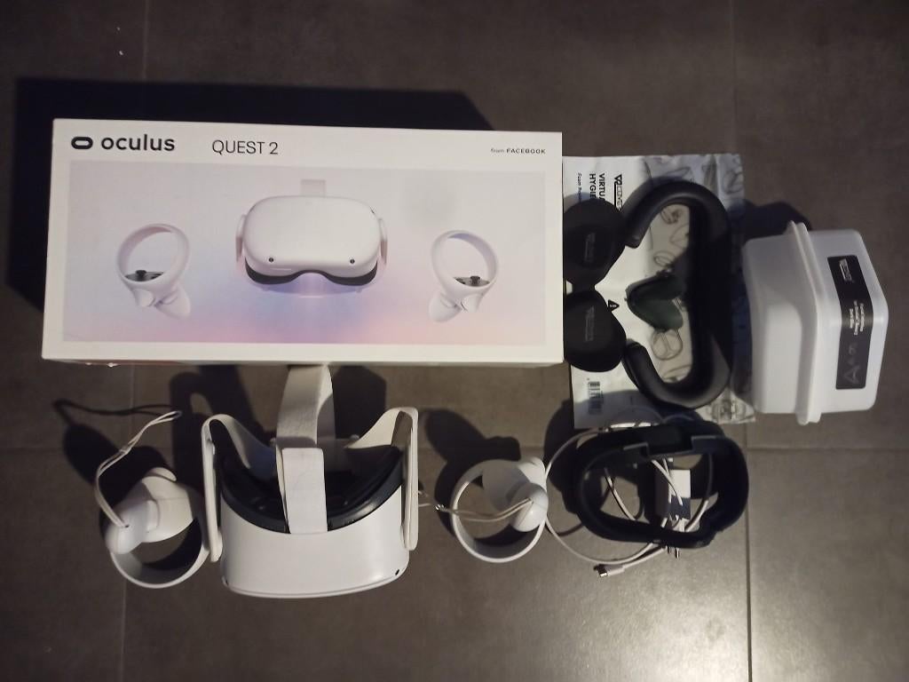 Oculus Meta Quest 2 VR- Zo goed als nieuw + Luxe Accessoires, Ophalen, Zo goed als nieuw