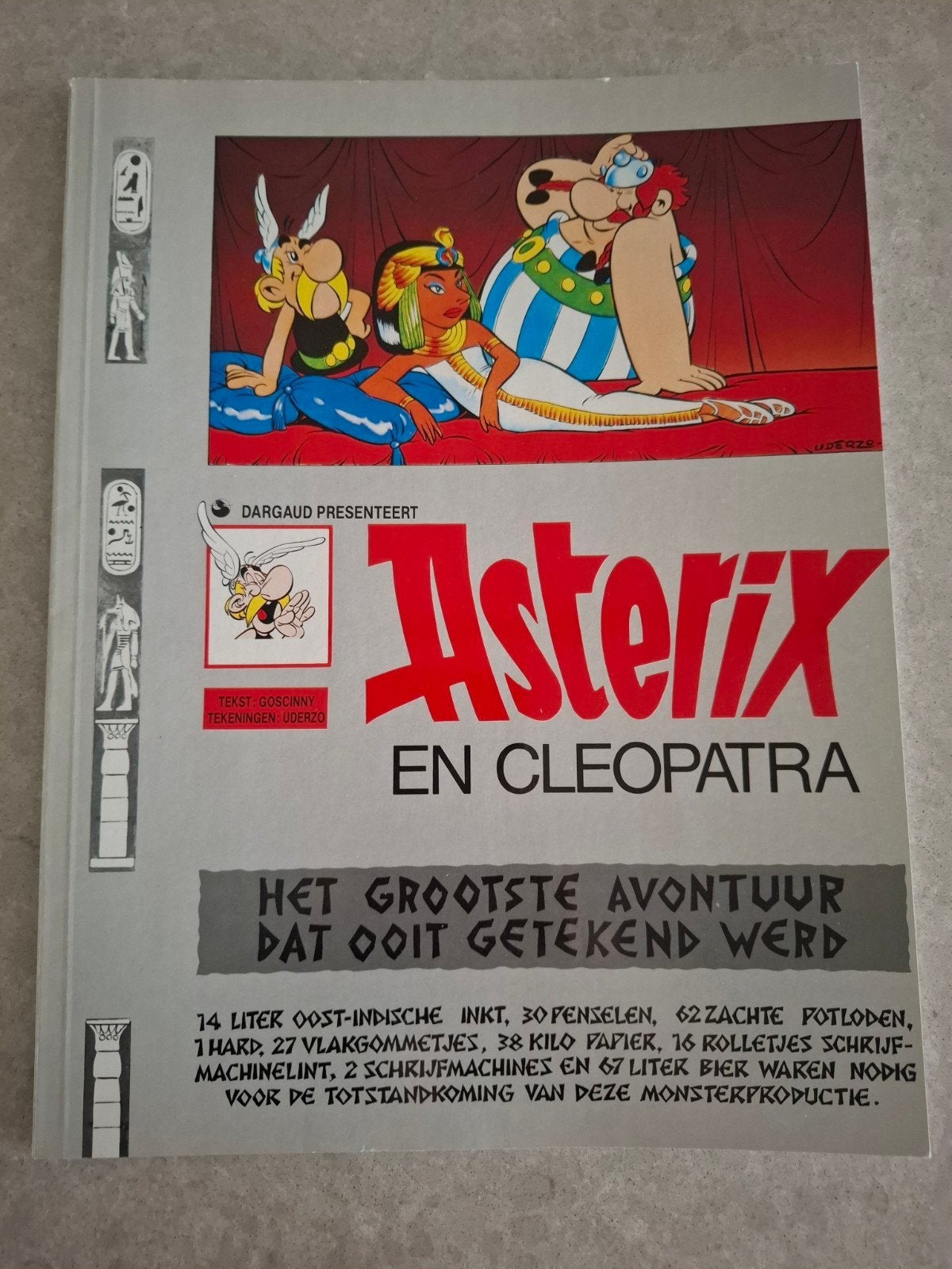 Stripboek Asterix 'Asterix en Cleopatra', Ophalen of Verzenden, Gelezen, Goscinny
