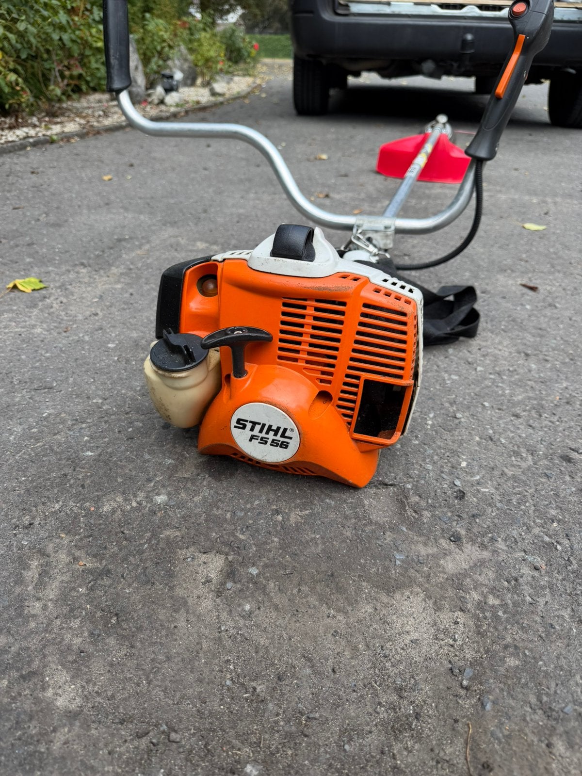 Debrousailleuse stihl FS56, Jardin & Terrasse, Enlèvement, Comme neuf, Essence