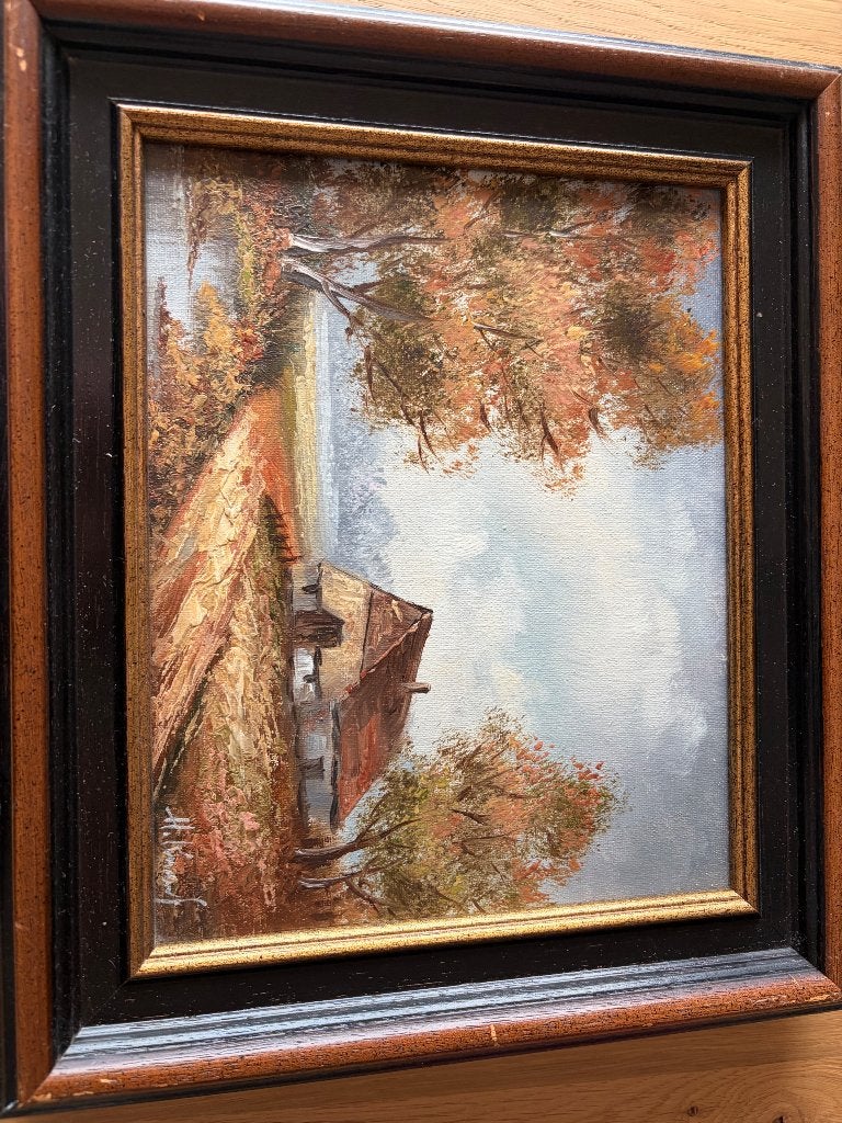 Schilderij, Antiek en Kunst, Ophalen, Doek, Landschap, Olieverf