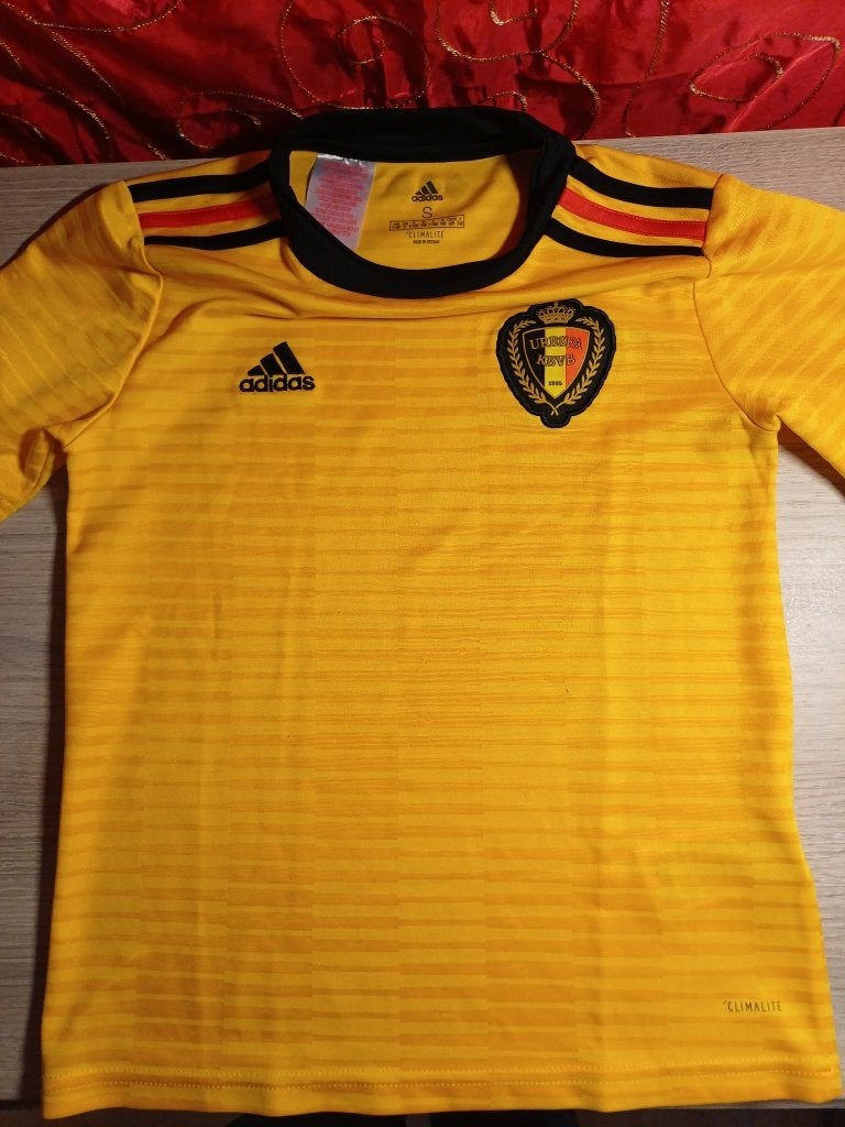 Maillot Belgique Extérieur Coupe du Monde 2018 - Adidas, Taille XS ou plus petite, Enlèvement ou Envoi, Comme neuf, Maillot