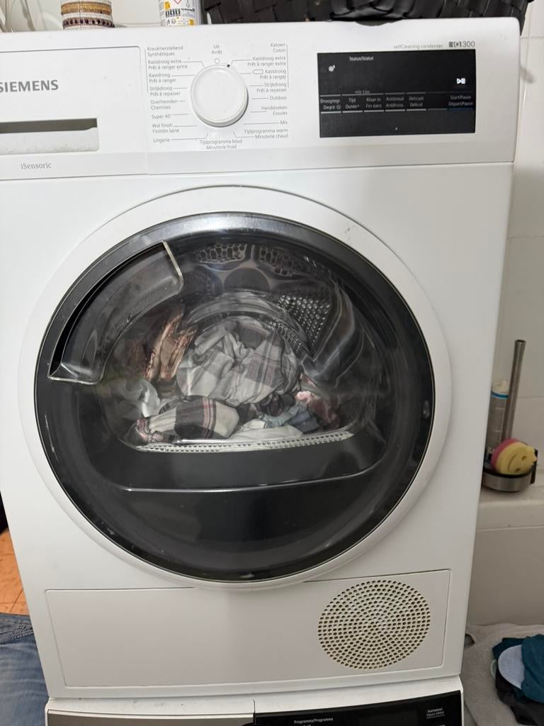 Siemens iq300 classe B condensation 8kilos, 6 à 8 kg, Chargeur frontal, Enlèvement, Utilisé