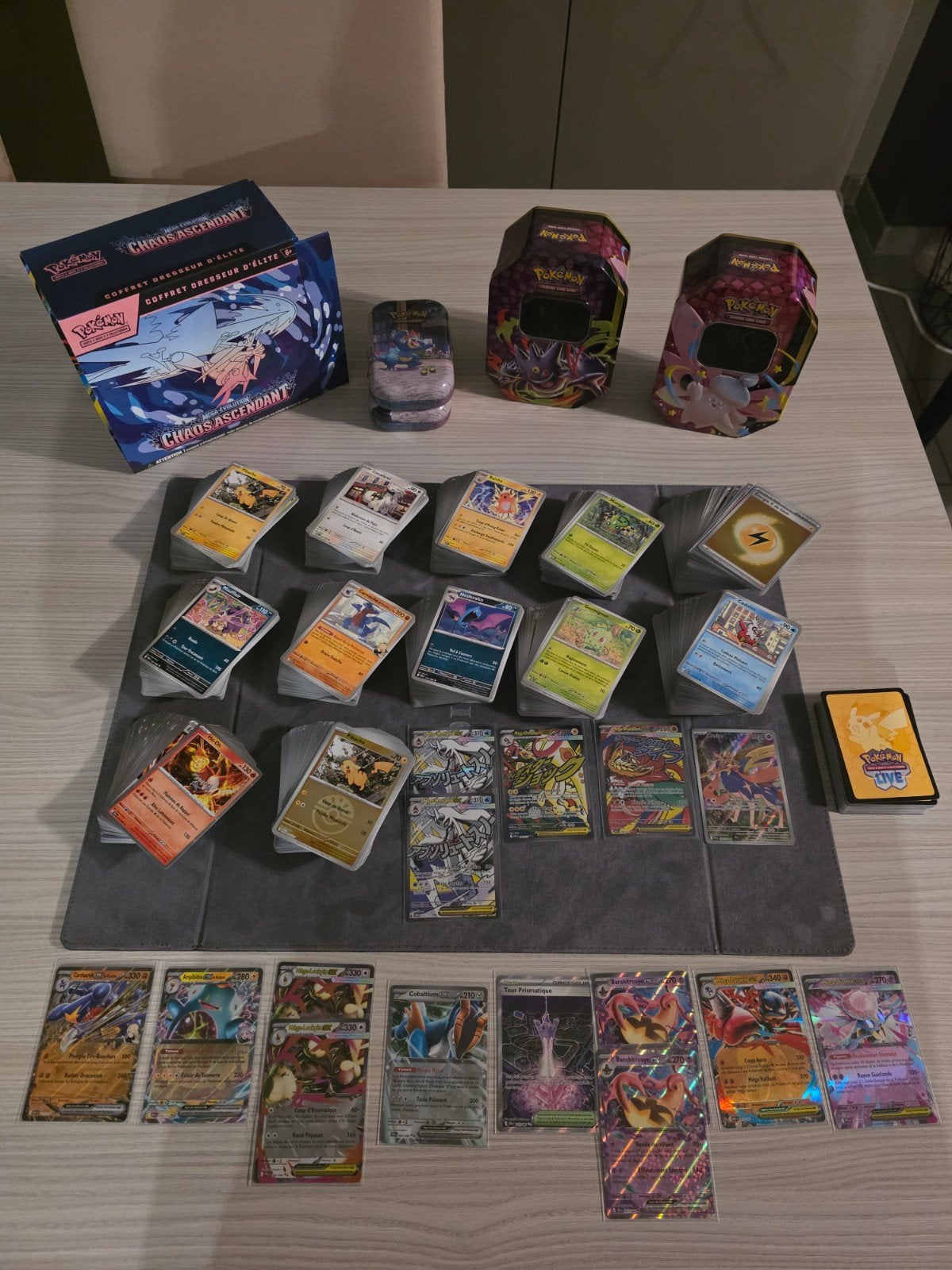 Gros lot cartes pokémon +- 1235 carte, Hobby & Loisirs créatifs, Enlèvement ou Envoi