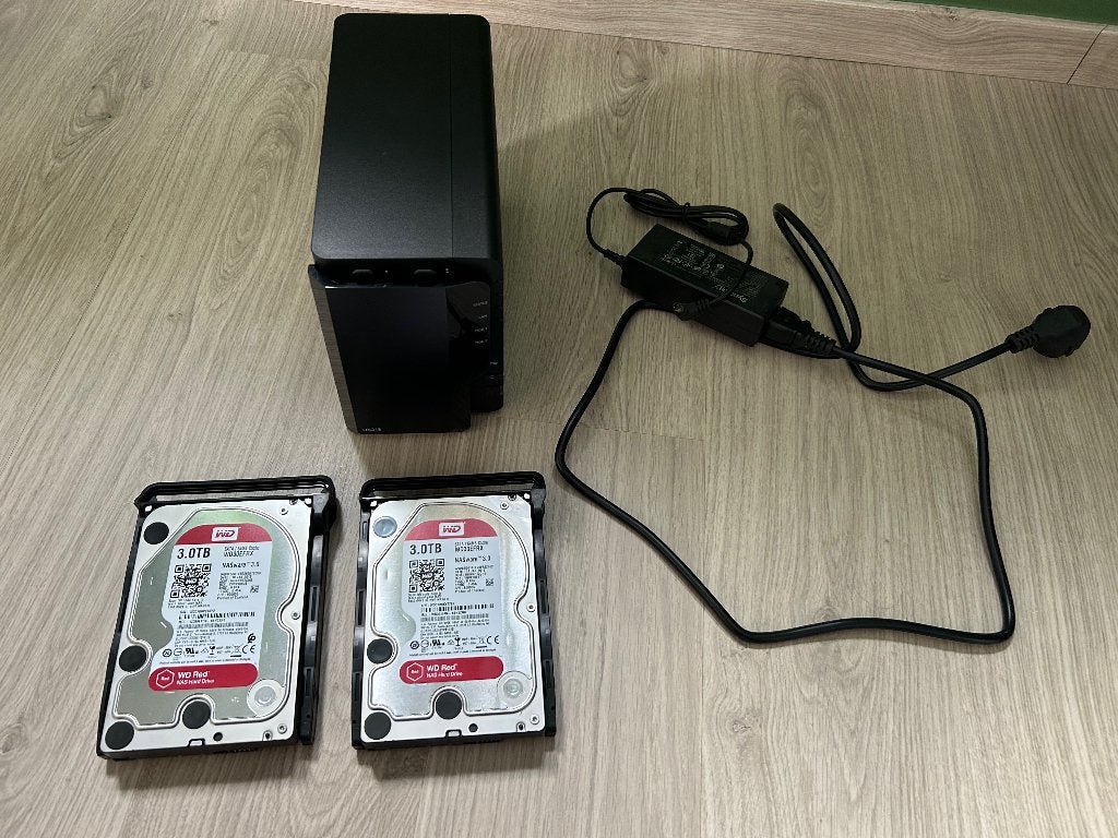NAS DS218 +2x3TB WD Red, Ophalen, Gebruikt, NAS
