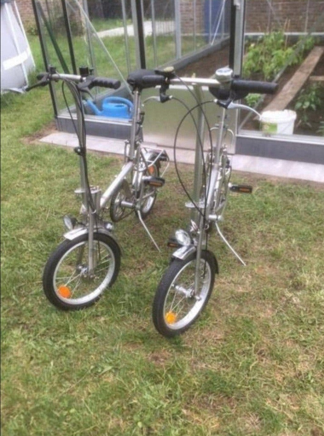 roestvrijstalen vouwfietsen, ideaal voor op de camping