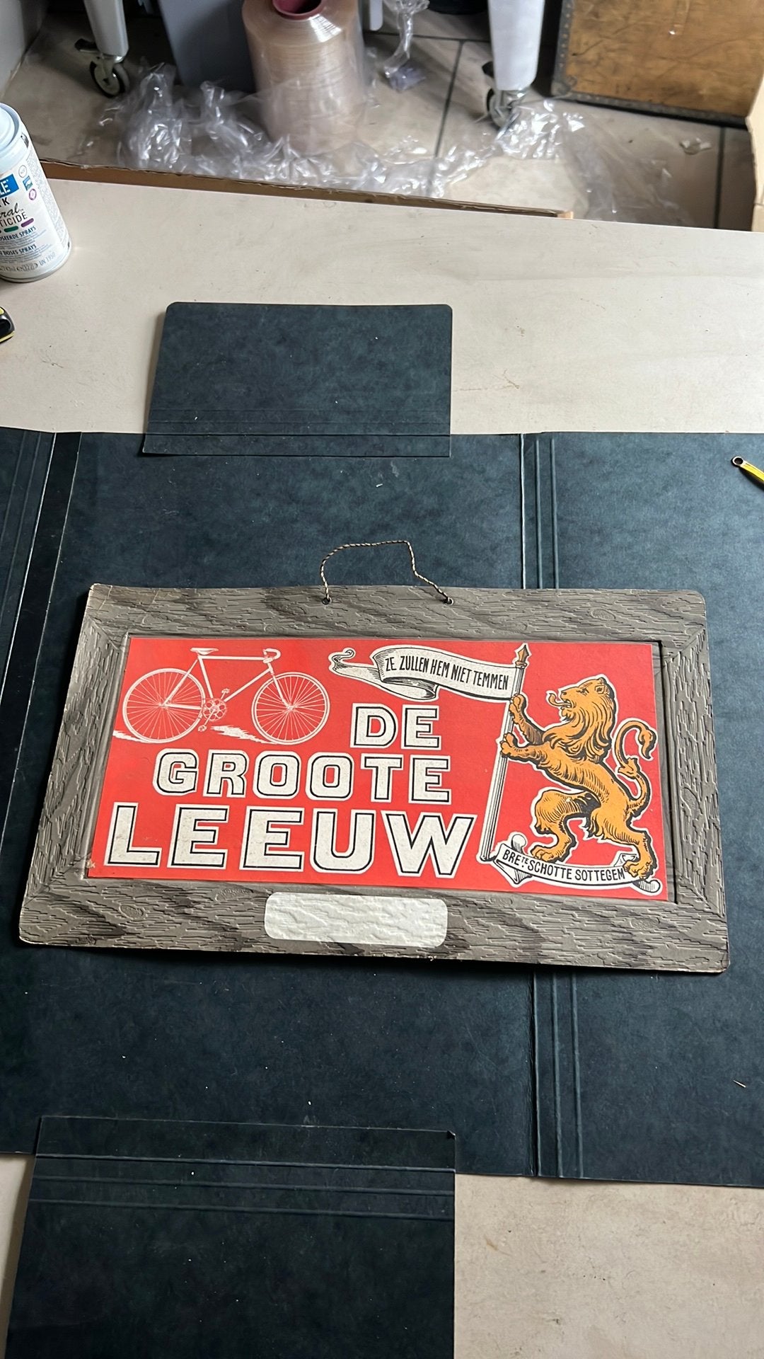 Oude reclame fietsen “De groote Leeuw”, Verzamelen, Ophalen of Verzenden, Zo goed als nieuw