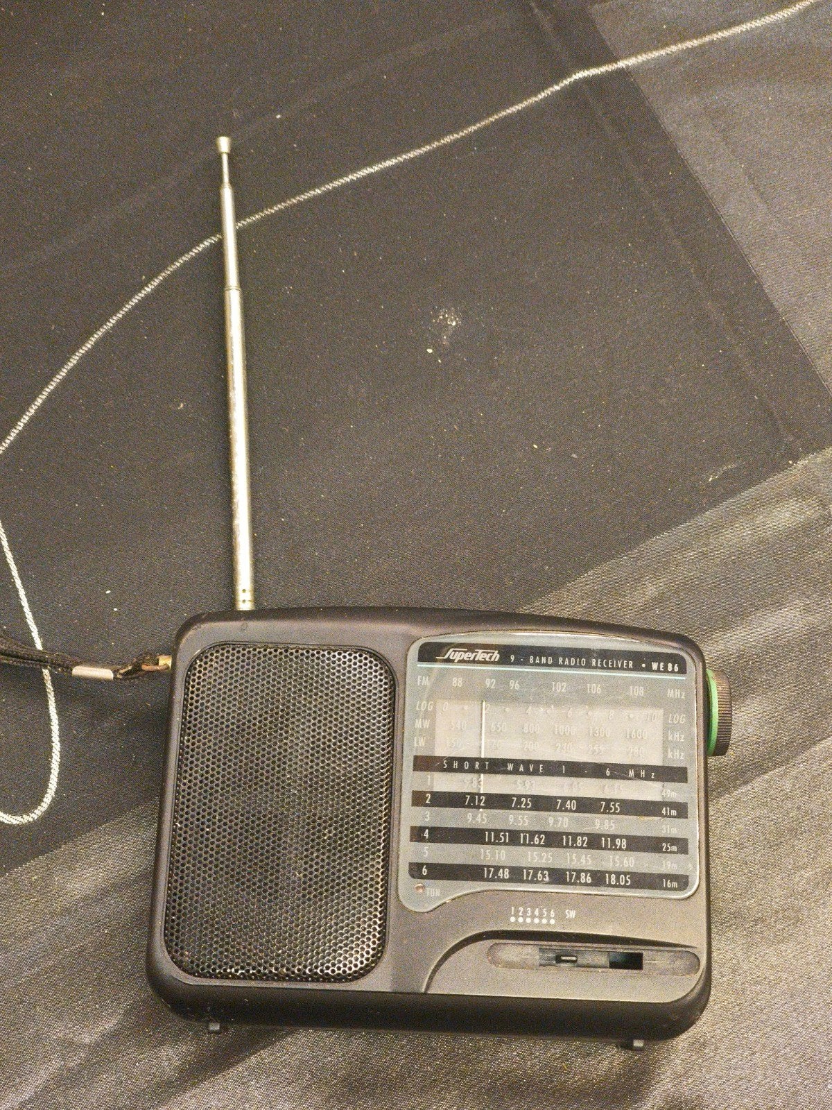Supertech WE86 9-Band Radio Ontvanger, Audio, Tv en Foto, Ophalen of Verzenden, Radio