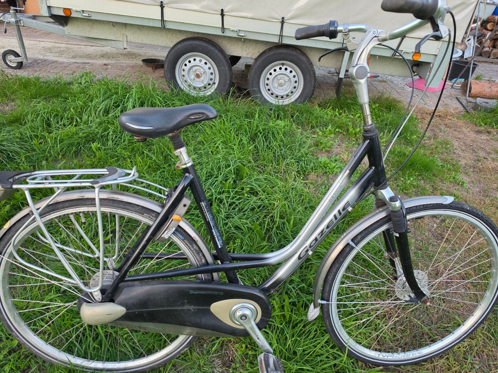 damesfiets gazelle davos 28" 53 cm, Fietsen en Brommers, Ophalen, Versnellingen, Gazelle, Trommelrem