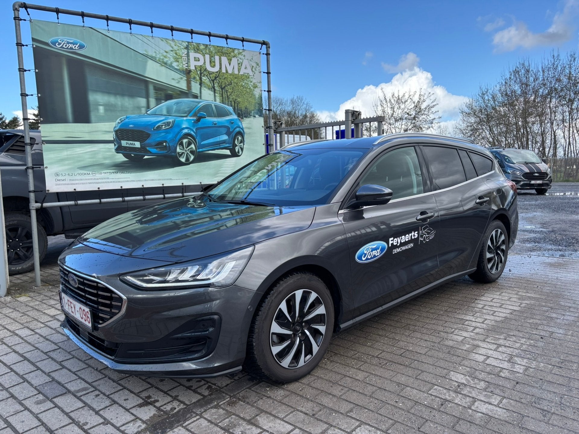 Ford Focus Titanium 1.5 EcoBlue 115pk - 85kW A8 - Clipper, Auto's, Stof, 116 pk, Grijs, Zilver of Grijs