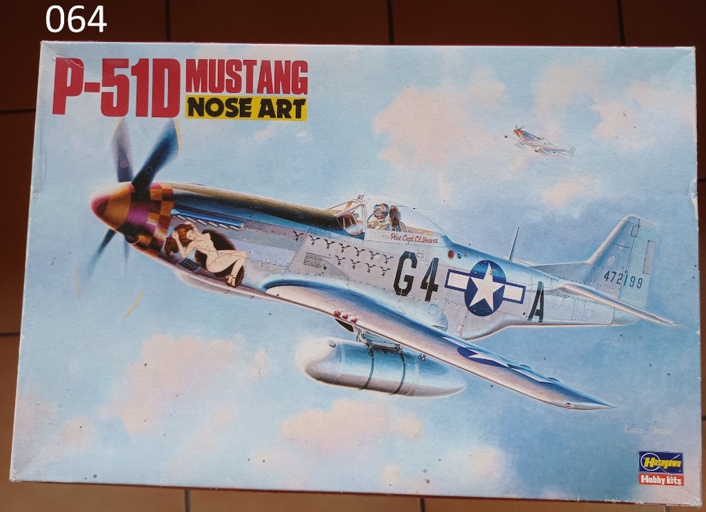 P-51D Mustang Nose art  1/32   Hasegawa, Enlèvement ou Envoi, Hasegawa