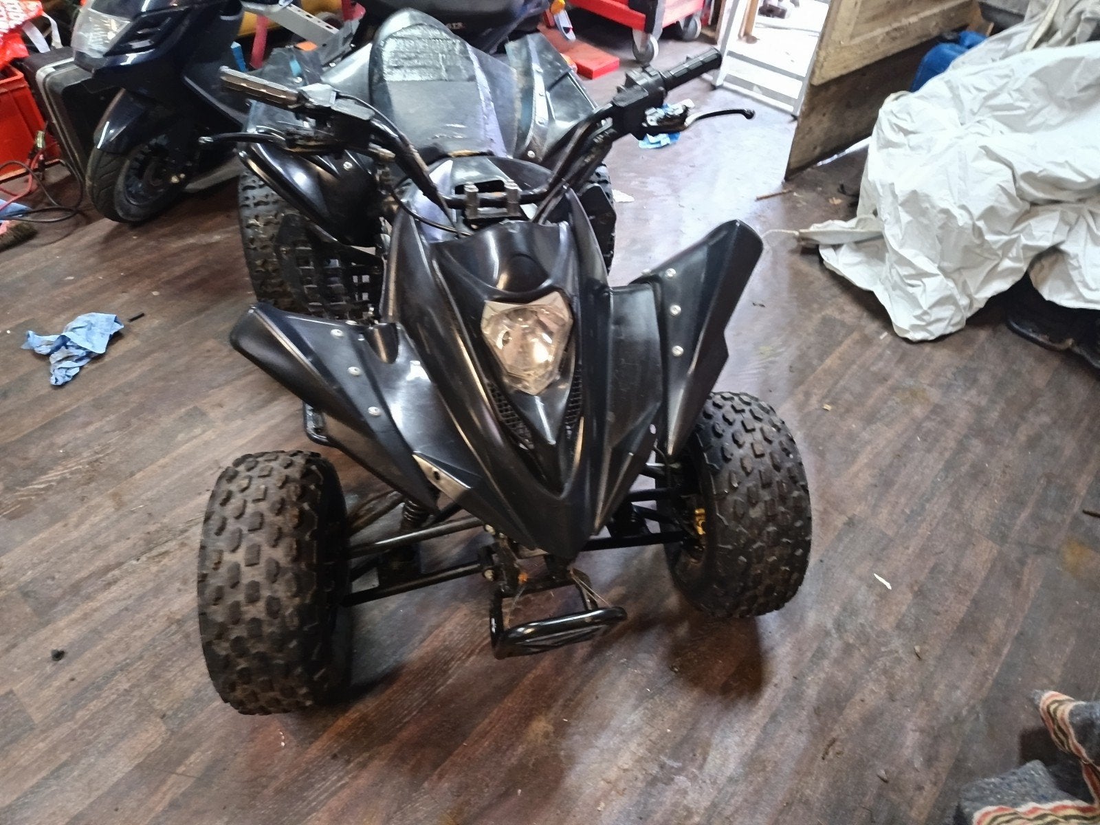 quad 125cc, Ophalen, Zo goed als nieuw, Schijfrem, 125 cc