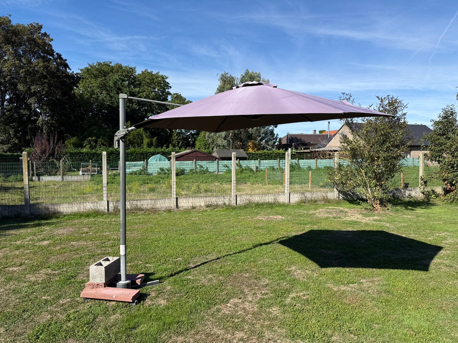 Parasol pliant, Inclinable, Enlèvement, Parasol sur pied, Utilisé