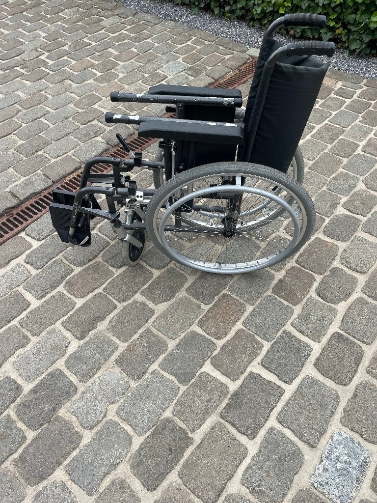 Rolstoel, Ophalen, Inklapbaar, Gebruikt, Duwrolstoel