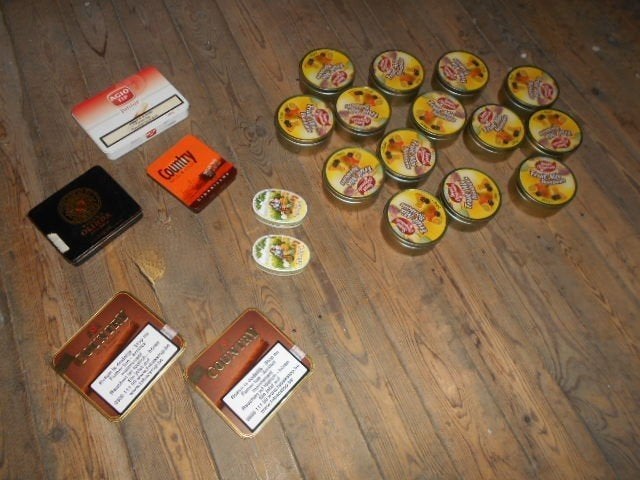 Kleine blikken doosjes / 22 stuks voor 5 €, Ophalen of Verzenden, Zo goed als nieuw