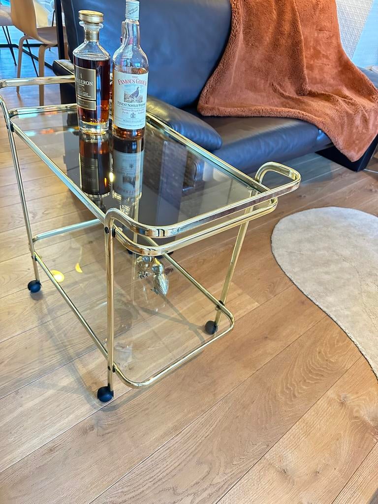 Vintage trolley messing, Huis en Inrichting, Ophalen, Gebruikt